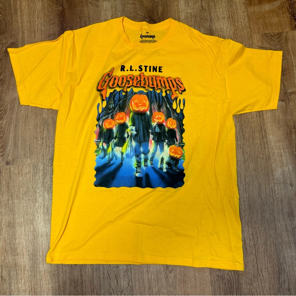 Goosebumps Halloween pumpkin shirt